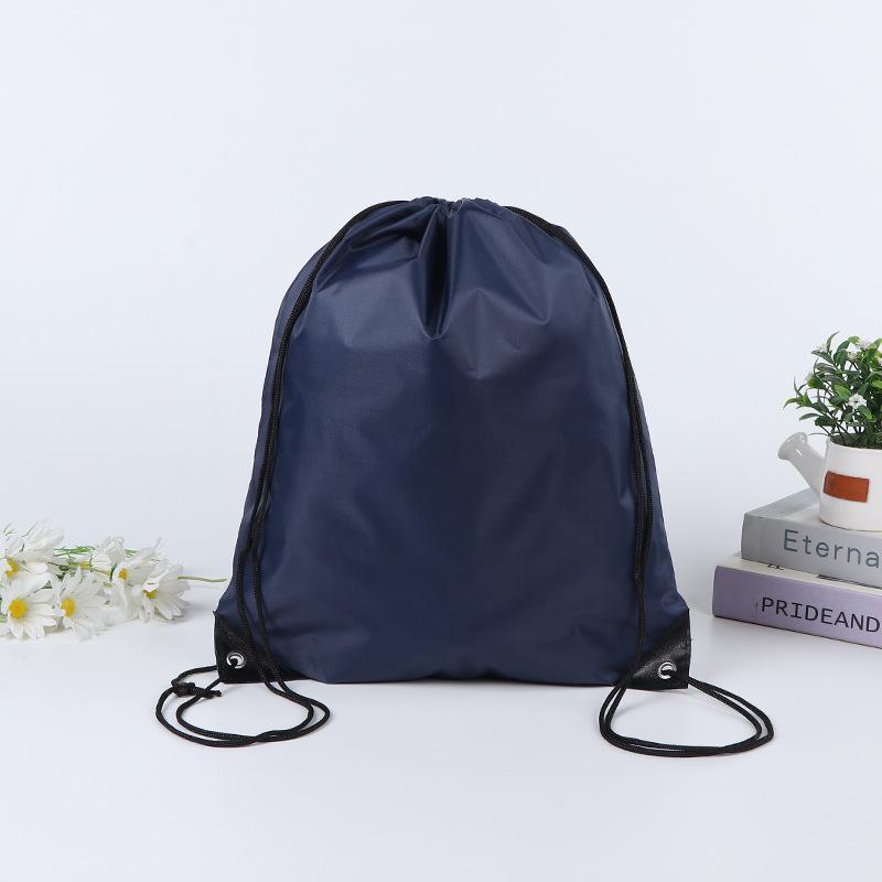 Blank Polyester Drawstring Bag for Marathons: Customizable Sports and Event Backpack