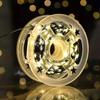 Waterproof LED Christmas Star Light Strip: Dark Green Copper Wire Fairy Lights for Outdoor Decoration