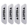4Pcs Car Door Sticker Safety Open Warn Reflector Tape Decal OPEN Safety Anti-collision Strips Sticker Auto Exterior Accessories