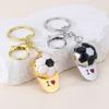 1Pc Alloy Football Hat Keychain For Sports Meet Carnival Birthday Party School Party Small Gift Souvenir Prize Gift Bag Filler
