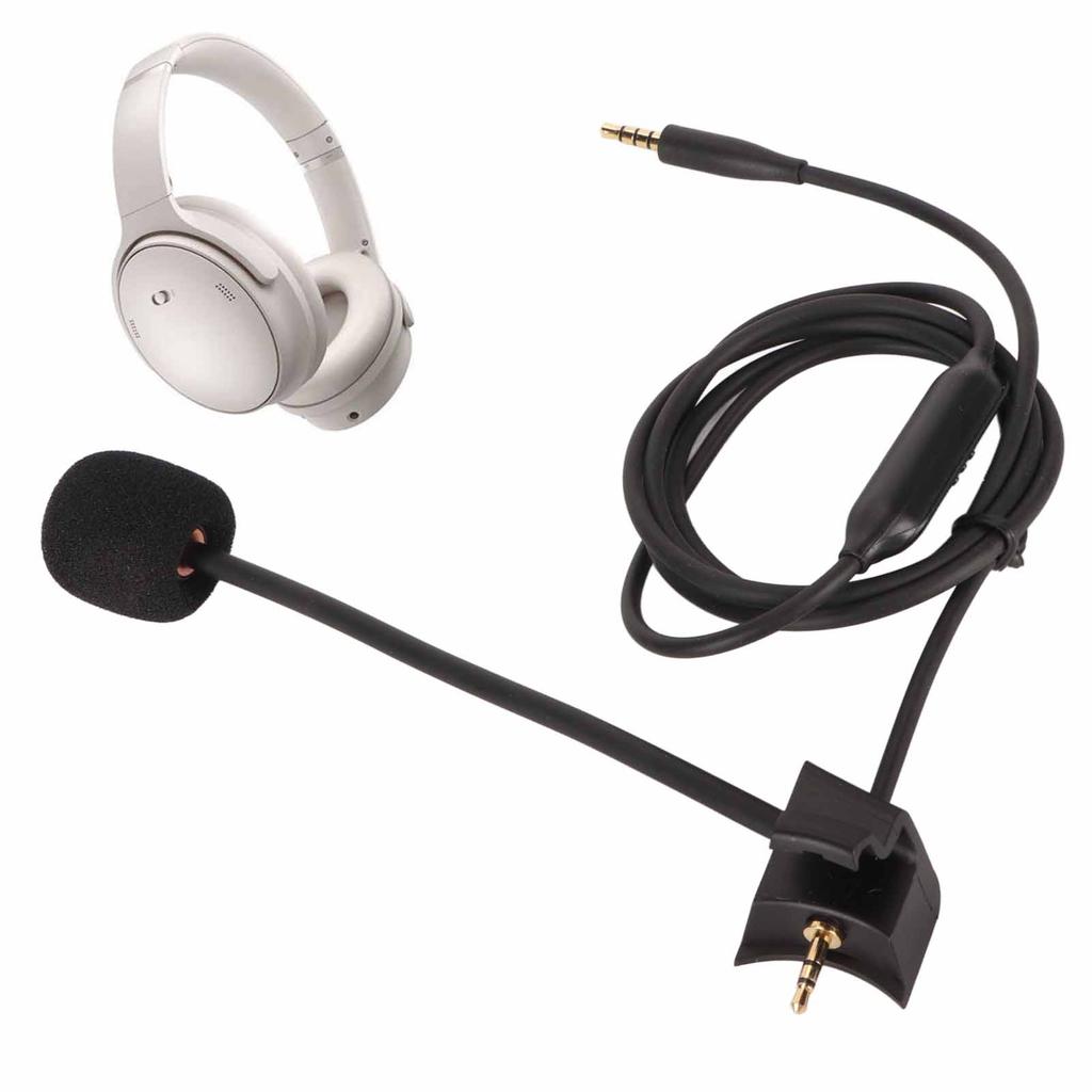 Boom Mic Cable Professional Noise Reduction Replacement Headphone Boom Microphone Cable Compatible f