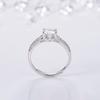 S925 Sterling Silver Moissanite Ring: 1 Carat Women's Proposal & Wedding Jewelry