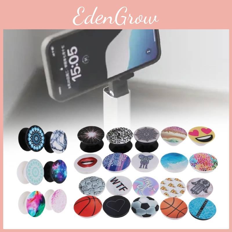 Patterned Elephant Globe Phone Holder Abs Cartoon Telescopic Folding Holder