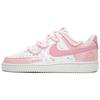 Court Vision Abrasion Resistant Low Top Skateboard Shoes Women's Pink HV5246-100(Team16-)