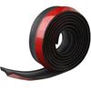 Universal Car Front Bumper Spoiler Rubber Sticker Protector Body Trim Exterior Mouldings Bumper Lip Strip (1M)