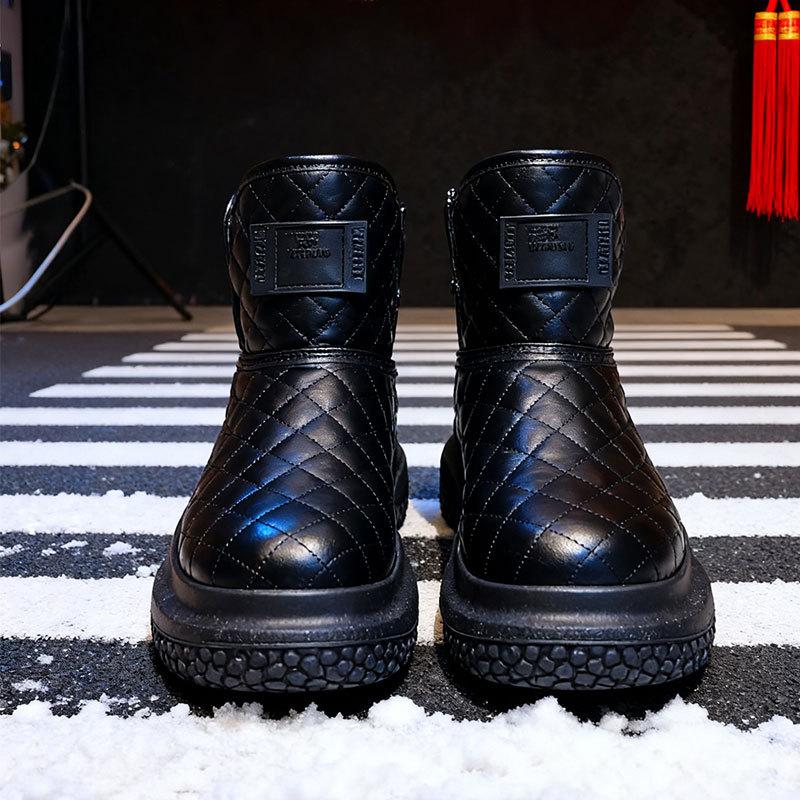 Fleece Thickened Snow Boots Women's Short Boots Winter New Fur Integrated Autumn Flat Cotton Shoes Warm Shoes Women's Shoes