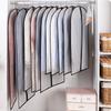 Thickened Washable Clothes Hanging Dust Cover Cover Suit Coat Transparent Fully Enclosed With Zipper Clothes Storage Bag