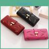 Fashion Women Purse Wallet Long Card Holder Clutch In Classic Timeless Leather Pu Material