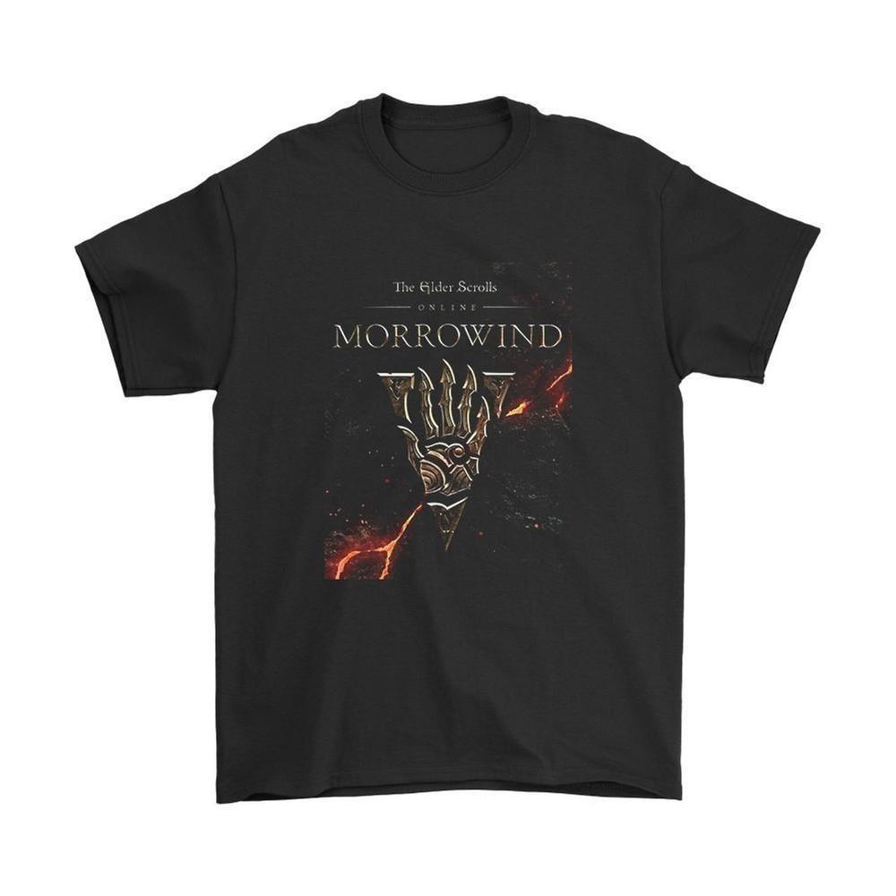 

Футболка The Elder Scroll Morrowind с принтом, унисекс, с коротким рукавом, размеры S-5XL, унисекс футболка XXXXL