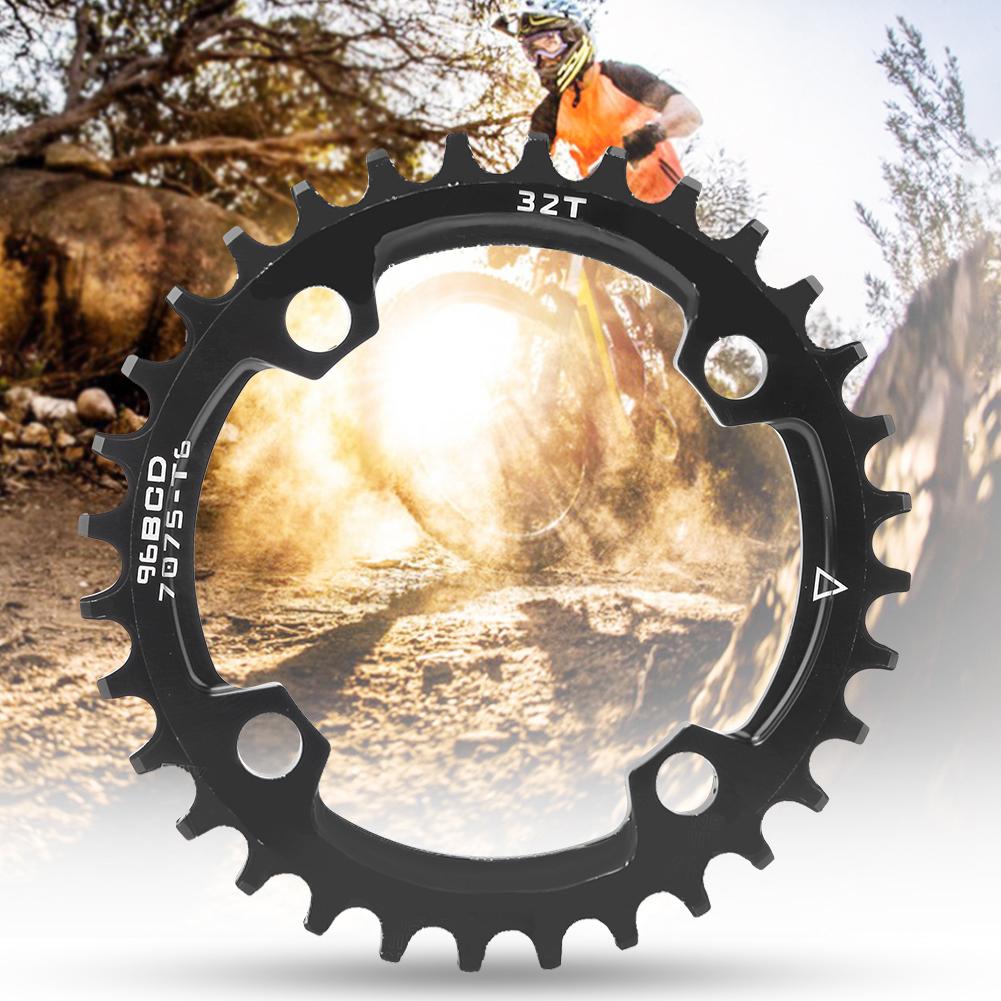 96BCD Bike Narrow Wide Round Chainring Repair Chain Ring for Mountain Bicycle
