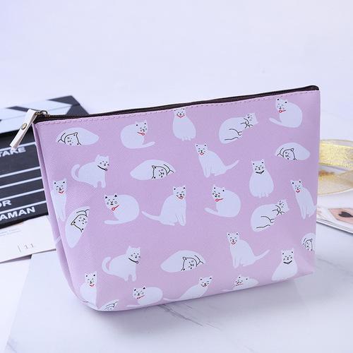 Принт Дорожная косметичка Маленькая Корейская Портативная Большая вместимость Сумка для хранения косметики Сумка-клатч Косметичка