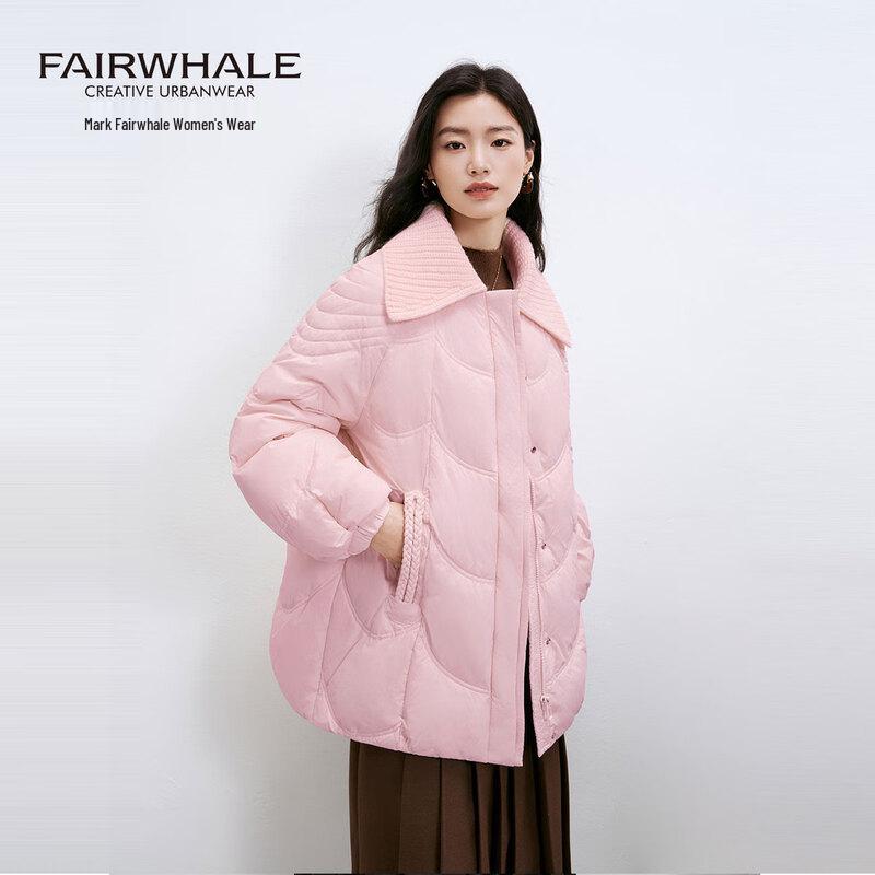 

Mark Fairwhale Women s Knitted Lapel Duck Down Jacket S