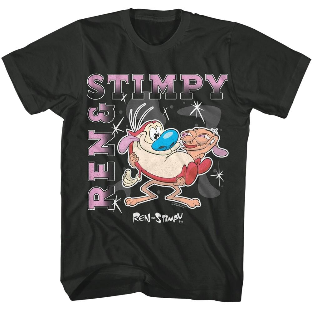 Ren and Stimpy Sparkling Men T Shirt XXXL