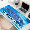 Custom Name Personalized Manchester City FC Pattern Mousepad, Laptop PC Desk Mat, Decorative Desk Mat for Home Keyboard Pad Gift