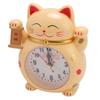 Lucky Cat Clock Accurate Plastic Cute Cartoon Good Lucky Cat Alarm Clock for Home