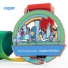 Youth Marathon Champion Commemorative Medal Hanger for Student Sports Competitions