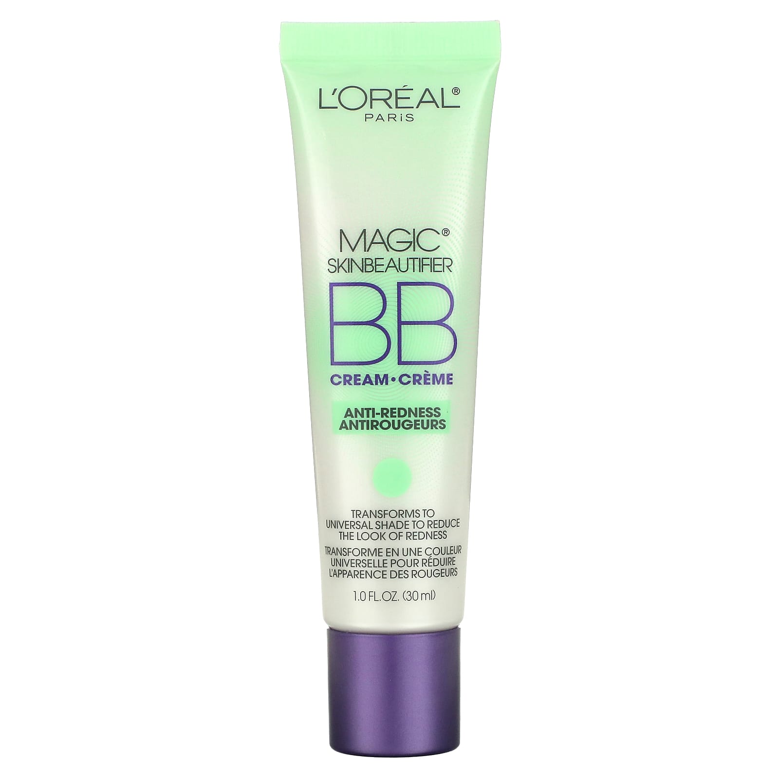 L Oréal, Magic Skin Beautifier, BB-крем, 820 против покраснений, 1 жидкая унция (30 мл)