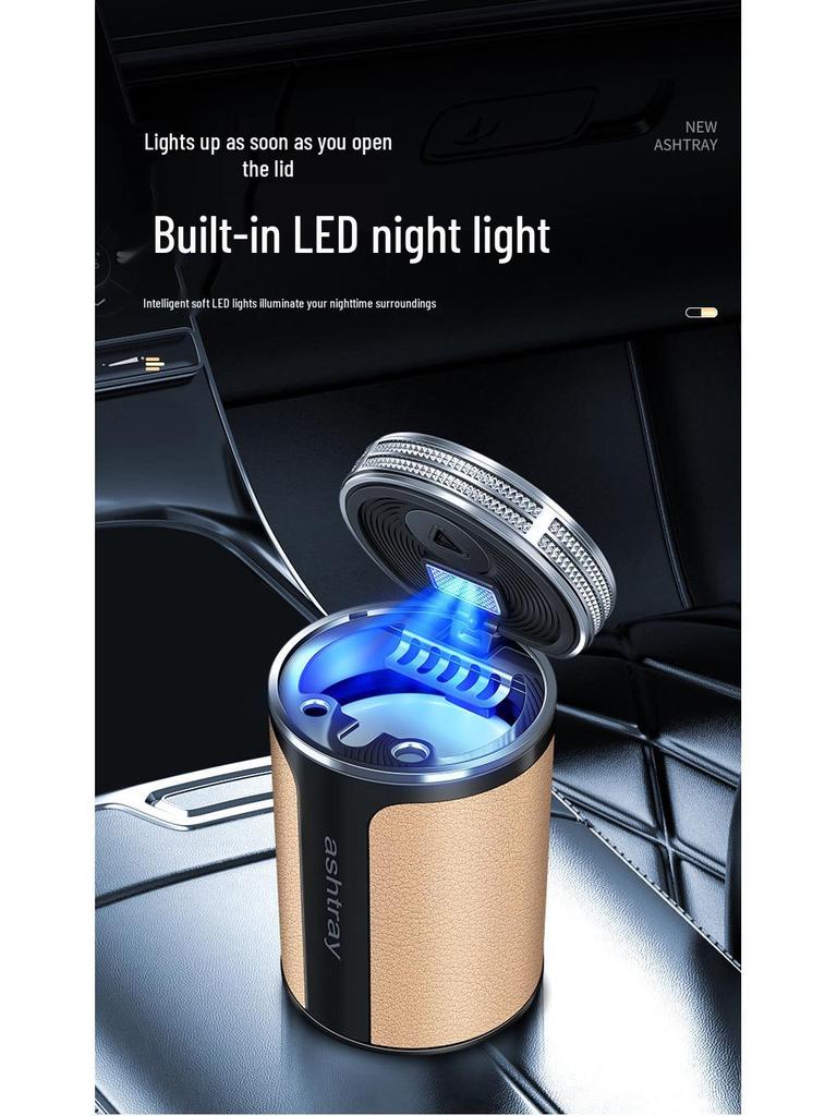 Buick-Compatible Car Ashtray for Regal, LaCrosse, Excelle, Encore, Verano, GL8, GX, Envision, and GL6.