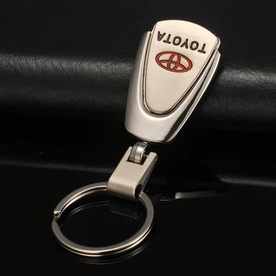 WTRK1 Metal Car Key Chain Ring Alloy Keychain Keyring Men Key Holder For GR GAZOO RACING Prado Yaris Hilux Corolla Prius Rav4