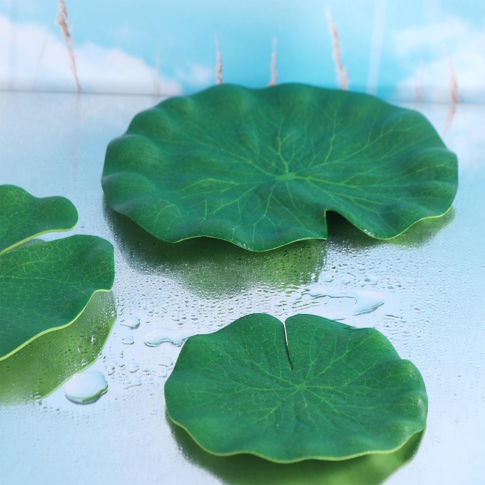 Fish Tank Landscaping Stage Performance Artificial Plant Water Leaf Fake Lotus Floating Lotus Leaf