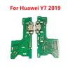 For Huawei Y7 2019 USB Charging Board Dock Port Microphone Module Flex Cable