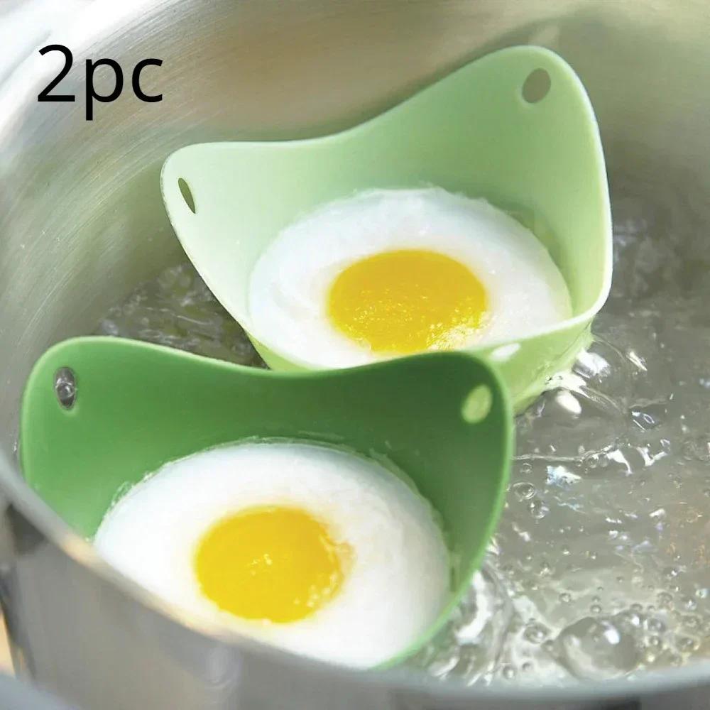 4Pcs Silicone Egg Poacher Poaching Pan Mold Kitchen Tool Accessory Cook Tools Gadget Kitchen Accessories Cooking Kitchen Gadgets
