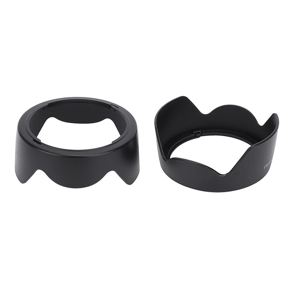 2 Stück EW-83H Kunststoff Schwarz Kameraanschluss Gegenlichtblende Passend für Canon EF 24-105mm f4L IS USM Objektiv