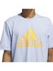 adidas Logo Pen Fill Sportswear Graphic Blue Medium - T-Shirt, Dawn,