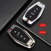 4 Buttons Metal + Silicone Car Key Case Cover Shell  for Renault  Grand Koleos Geely Coolray X6 Emgrand 2024 2025 Accessories