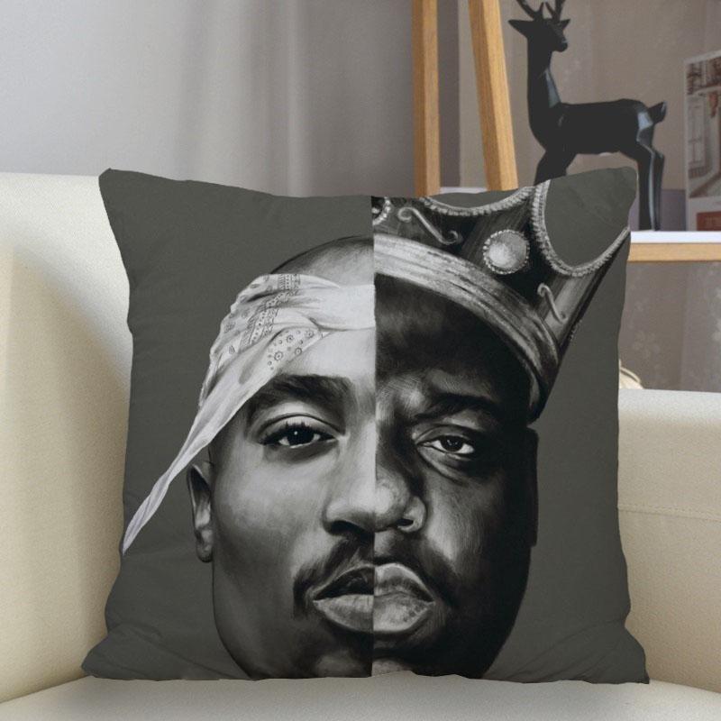 Musife New Custom 2Pac Tupac Pillowcase Sofa Decorative Cushion Cover Pillowcase Home Decor Drop Shipping