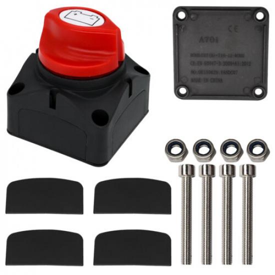 Car Battery Switch Cut Off Disconnect 12V Isolator Kill Switch For RV Truck