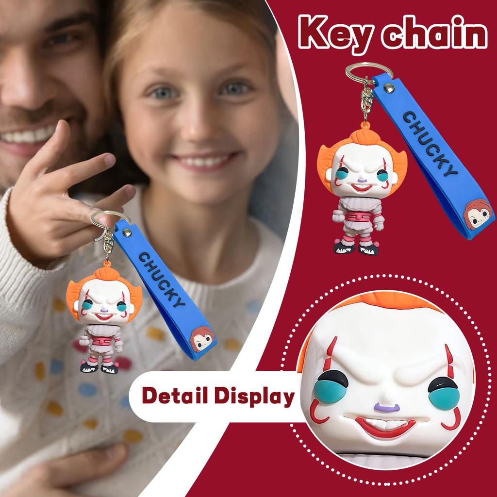 Horror Series Car Key Bag, Backpack Keychain