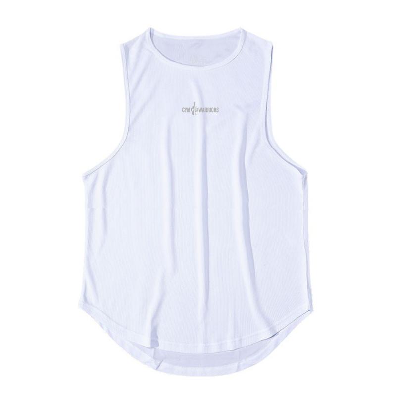 Muscleguys Mesh Gym Clothing Muscle Guys Singlets Quick Dry Stringer Tank Top Men Fitness Sleeveless Sports Tank Tops