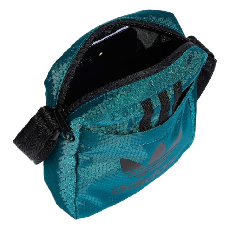 New Adidas Polyester Crossbody Bags Small Unisex Ruins Raven Blue IX7524