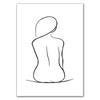 Nordic Minimalist Figures Line Art Sexy Woman Wall Canvas Painting Girls Drawing Posters And Prints Decor For Living Room HD0095