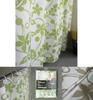 Modern Polyester Waterresistant Floral Botanical Shower Curtain For Home Bathroom Decor