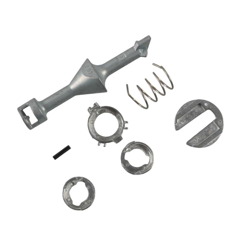 Door Lock Cylinder Barrel Repair Kit Silver Front Left Right Door Lock Repair Kit 51217161429 for BMW Series 1 E81 E87 E88 E82
