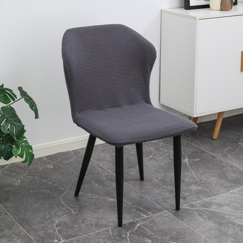 Nordische Vlinderstoelhoes Gebogen Stoelhoes Restaurant Elastische Stoelhoes Rug Stofbestendige Stoelbeschermhoes 40CM