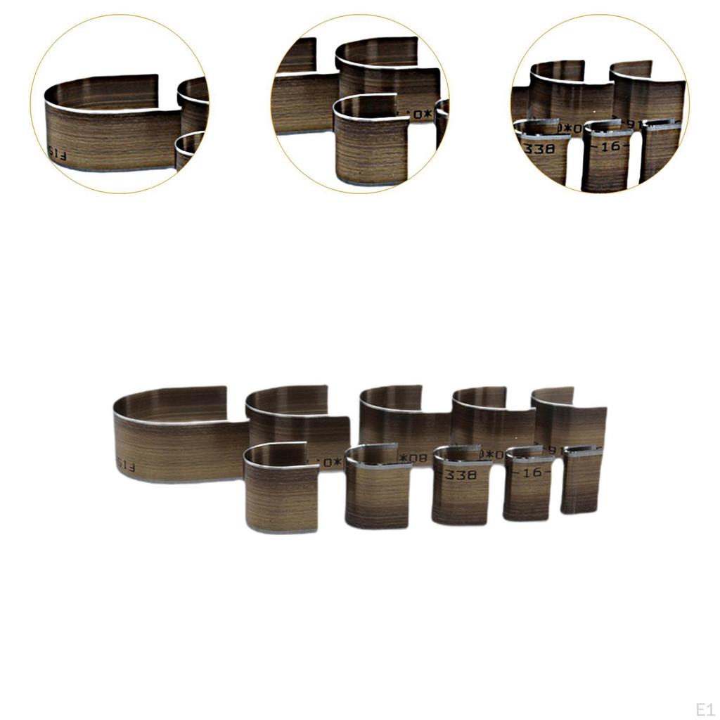 10x Leather Cutting Die Punch Template Half Round Multi Purpose Mold Crafts