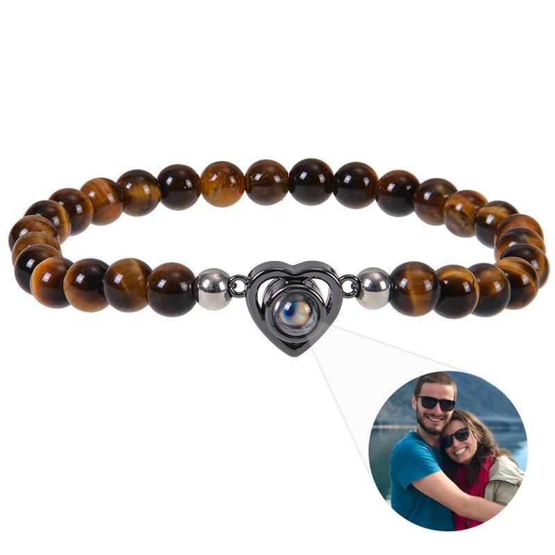 JYL TS Bracelet Bohemian Glass  Guanyin Charm Invites Divine Blessings