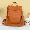 Schoolbag1011 New Large Capacity Women's Fashion PU Backpack Simple Backpack Wholesale Casual Backpack