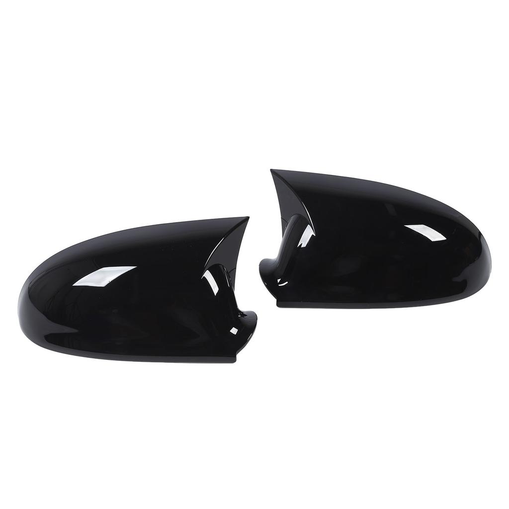 1 Paar Rückspiegelabdeckung 1K0857538 Glänzend Schwarz Sportlicher Look Türseite Rückspiegelkappe für