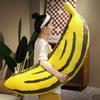 120cm Riesiges Weiches Cartoon-Bananen-Plüschtier Gefülltes Obstkissen Kissen Kreatives Geschenk für Mädchen zum Valentinstag Plüschtier Puppe