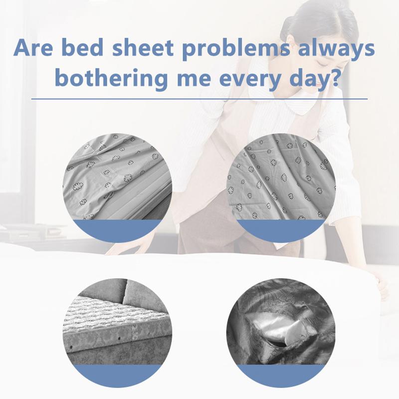 4Pcs Bed Sheet Holder Sheet Ties Multifunctional Use Heavy Duty Bedsheet Corner Tightener Clip Bedspread Fixing