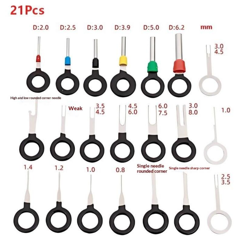 21/26/26/41Pcs Circuit Board Terminal Extraction Tool Wire Harness Connector Pin Removal Tool For Car Electrical Wiring Repair