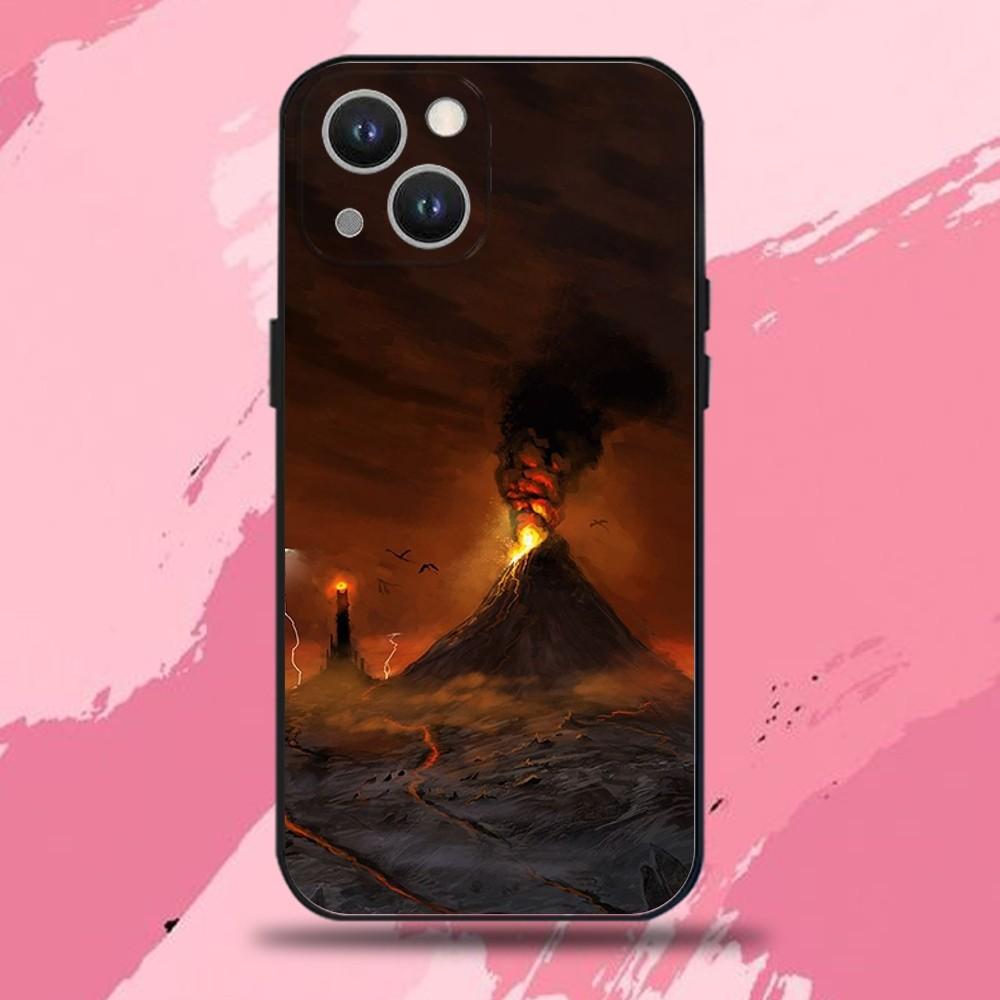 The Lord of the R-Rings Phone Case For iPhone 16,15,14,13,12,11 Plus,Pro Max,XS,X,XR,SE,Mini,8,7,Soft Silicone Black Cover