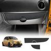 Top Suede Sticker LHD RHD For Fiat 500 2008-2024 Abarth 595/695 2012-2024 Car Copilot Passenger Box Interior Trim Accessories