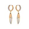 Boucles d'oreilles Luxenter en Zirconia finition or jaune 18k - Iskio