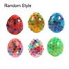Yousheng Easter Egg Toy Elastic Quick Recovery Colorful Anti-stress Ball Pinch Toy Relieve Boredom Soft TPR Squeeze Egg Children Decompression Toy