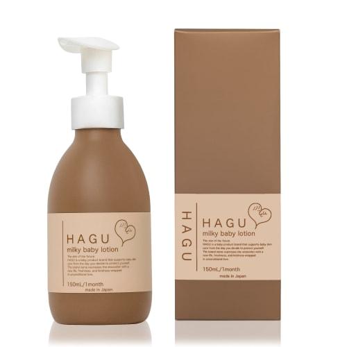 

HAGU Hug Baby Baby Lotion, Hypoallergenic, Newborn Cream, Moisturizing, Additive-Free, Fragrance-Free, 150mL